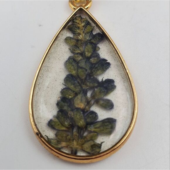 Ivy moss beautiful earth necklace N0927 - Picture 2 of 5